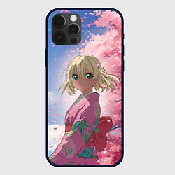 Чехол для iPhone 12 Pro Max Сиэми Морияма - Синий экзорцист, цвет: 3D-черный