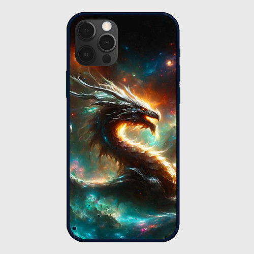 Чехол iPhone 12 Pro Max The incredible space dragon / 3D-Черный – фото 1