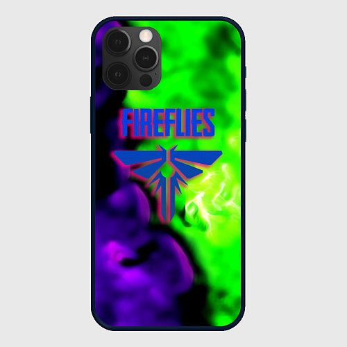 Чехол iPhone 12 Pro Max Цикады токсичный огонь / 3D-Черный – фото 1