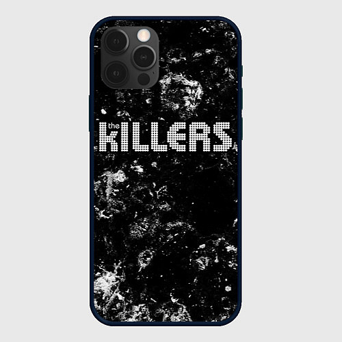 Чехол iPhone 12 Pro Max The Killers black ice / 3D-Черный – фото 1