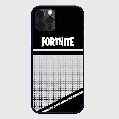 Чехол iPhone 12 Pro Max Fortnite geometry sport / 3D-Черный – фото 1