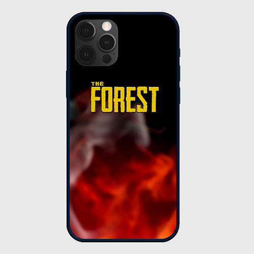 Чехол iPhone 12 Pro Max Forest fire game / 3D-Черный – фото 1