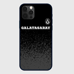 Чехол iPhone 12 Pro Max Galatasaray sport на темном фоне посередине