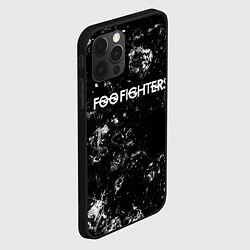 Чехол для iPhone 12 Pro Max Foo Fighters black ice, цвет: 3D-черный — фото 2