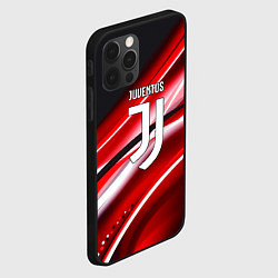 Чехол для iPhone 12 Pro Max Juventus geometry sport line, цвет: 3D-черный — фото 2