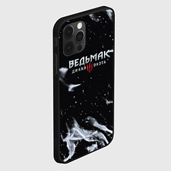 Чехол для iPhone 12 Pro Max Ведьмак дикая охота огонь, цвет: 3D-черный — фото 2