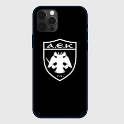 Чехол iPhone 12 Pro Max AEK fc белое лого
