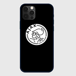 Чехол iPhone 12 Pro Max Ajax fc белое лого