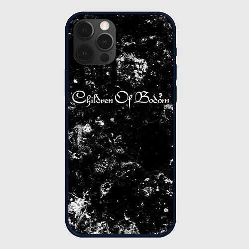 Чехол iPhone 12 Pro Max Children of Bodom black ice / 3D-Черный – фото 1