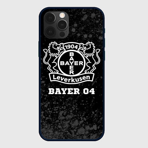 Чехол iPhone 12 Pro Max Bayer 04 sport на темном фоне / 3D-Черный – фото 1