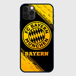 Чехол iPhone 12 Pro Max Bayern - gold gradient