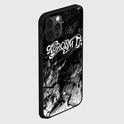 Чехол для iPhone 12 Pro Max Aerosmith black graphite, цвет: 3D-черный — фото 2