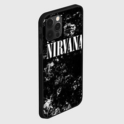 Чехол для iPhone 12 Pro Max Nirvana black ice, цвет: 3D-черный — фото 2