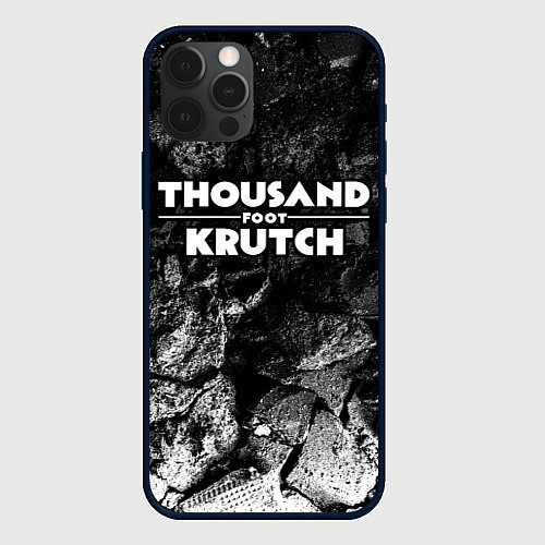 Чехол iPhone 12 Pro Max Thousand Foot Krutch black graphite / 3D-Черный – фото 1