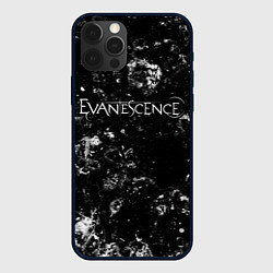 Чехол для iPhone 12 Pro Max Evanescence black ice, цвет: 3D-черный