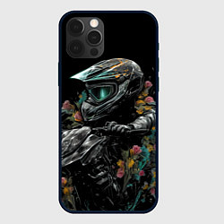 Чехол iPhone 12 Pro Max Абстрактный байкер