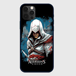 Чехол iPhone 12 Pro Max Assassins creed белый костюм