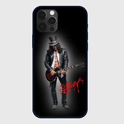 Чехол iPhone 12 Pro Max Слэш музыкант группы Guns N Roses