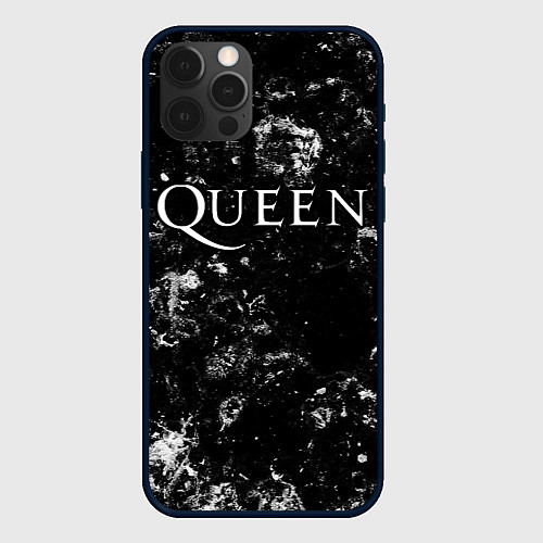 Чехол iPhone 12 Pro Max Queen black ice / 3D-Черный – фото 1