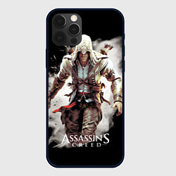 Чехол iPhone 12 Pro Max Assassins creed белая пыль