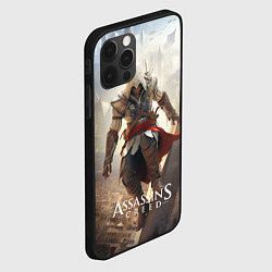 Чехол для iPhone 12 Pro Max Assassins creed старинный город, цвет: 3D-черный — фото 2