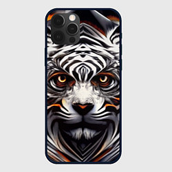 Чехол iPhone 12 Pro Max Абстракция: тигр