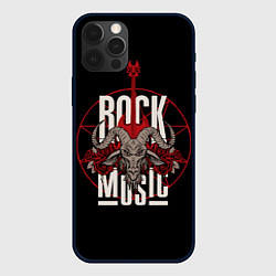 Чехол iPhone 12 Pro Max Рок музыка - тяжёлый рок