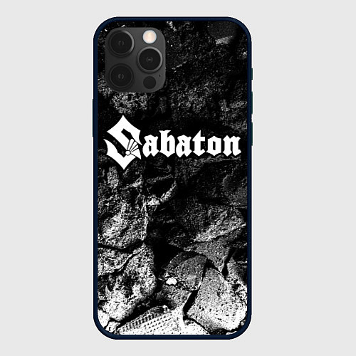 Чехол iPhone 12 Pro Max Sabaton black graphite / 3D-Черный – фото 1