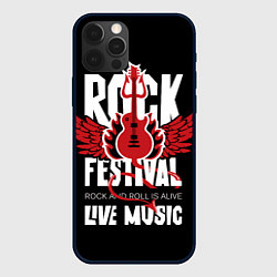 Чехол iPhone 12 Pro Max Rock festival - live music