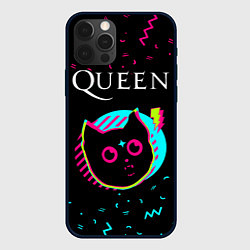 Чехол для iPhone 12 Pro Max Queen - rock star cat, цвет: 3D-черный