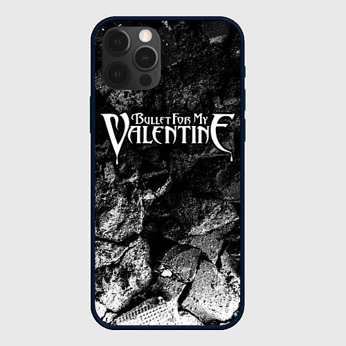 Чехол iPhone 12 Pro Max Bullet For My Valentine black graphite / 3D-Черный – фото 1