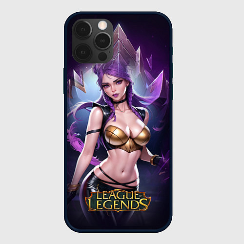 Чехол iPhone 12 Pro Max League Of Legends Akali Kda / 3D-Черный – фото 1