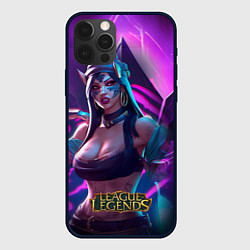 Чехол для iPhone 12 Pro Max League of Legends Kaisa Kda style, цвет: 3D-черный