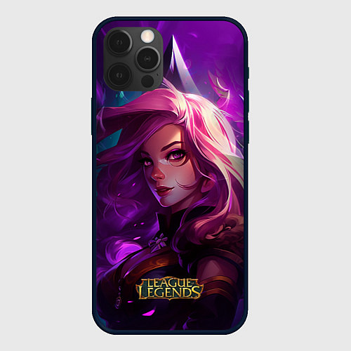 Чехол iPhone 12 Pro Max League of Legends Kaisa Kda style / 3D-Черный – фото 1