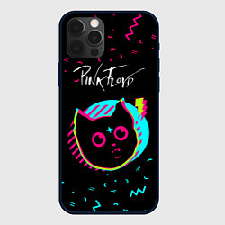 Чехол iPhone 12 Pro Max Pink Floyd - rock star cat