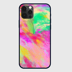 Чехол для iPhone 12 Pro Max Яблоко Модерн, цвет: 3D-черный