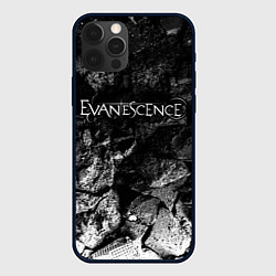 Чехол для iPhone 12 Pro Max Evanescence black graphite, цвет: 3D-черный