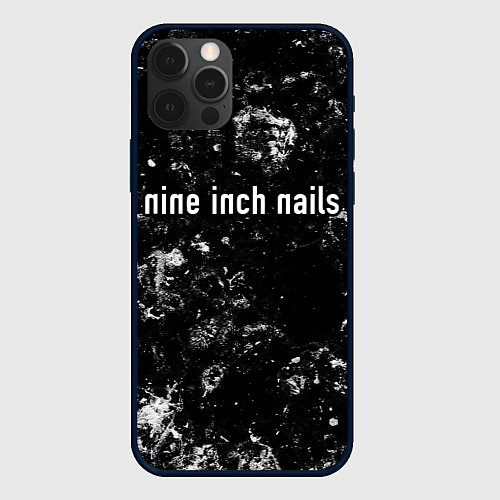 Чехол iPhone 12 Pro Max Nine Inch Nails black ice / 3D-Черный – фото 1