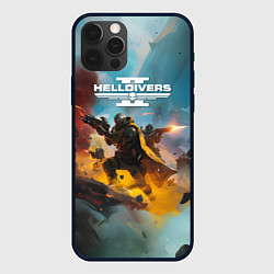 Чехол iPhone 12 Pro Max Helldivers 2 art for the game
