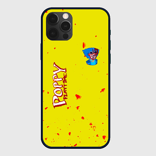 Чехол iPhone 12 Pro Max Poppy Playtime Хагги Вагги монстр / 3D-Черный – фото 1