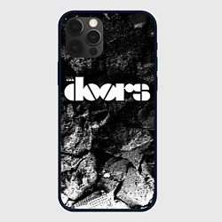 Чехол iPhone 12 Pro Max The Doors black graphite