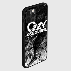Чехол для iPhone 12 Pro Max Ozzy Osbourne black graphite, цвет: 3D-черный — фото 2