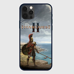 Чехол для iPhone 12 Pro Max Герой titan quest 2, цвет: 3D-черный