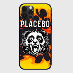 Чехол iPhone 12 Pro Max Placebo рок панда и огонь