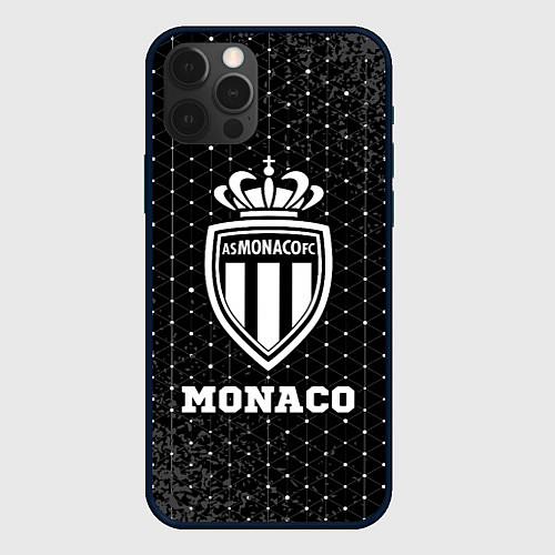 Чехол iPhone 12 Pro Max Monaco sport на темном фоне / 3D-Черный – фото 1