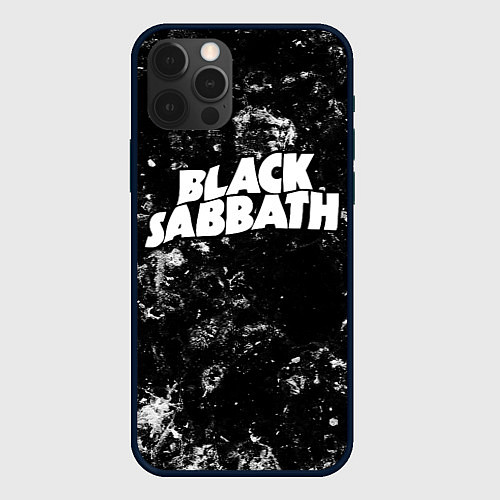 Чехол iPhone 12 Pro Max Black Sabbath black ice / 3D-Черный – фото 1