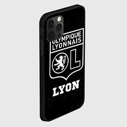 Чехол для iPhone 12 Pro Max Lyon sport на темном фоне, цвет: 3D-черный — фото 2