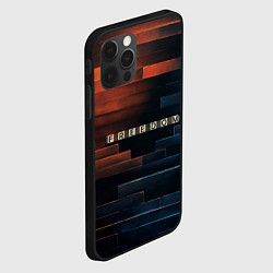 Чехол для iPhone 12 Pro Max Надпись Freedom на стене, цвет: 3D-черный — фото 2