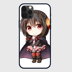 Чехол для iPhone 12 Pro Max Konosuba Юн-юн чибик, цвет: 3D-черный