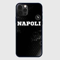 Чехол iPhone 12 Pro Max Napoli sport на темном фоне посередине